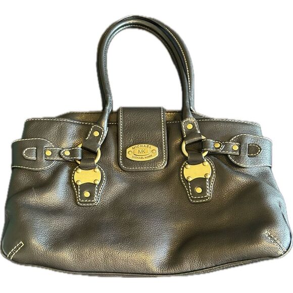 Michael Kors Black Leather Handbag Absolutely Stunning! great condition - Picture 2 of 12